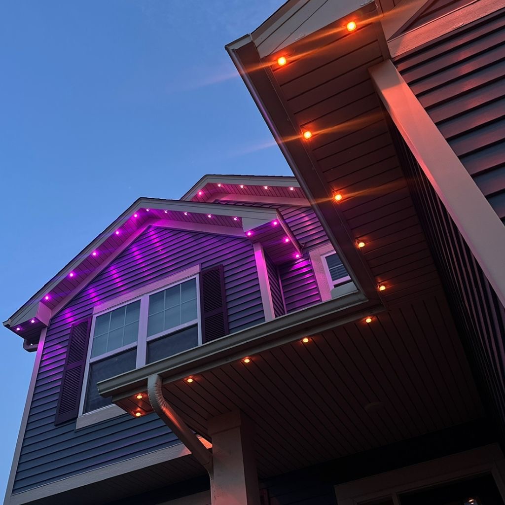 Permanent LED lighting installation in Southern California