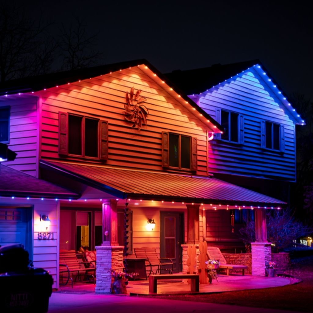 Permanent LED lighting installation in Southern California